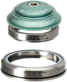 Chris King DropSet 2 Headset - 1-1/8 - 1.5" 42/52mm 45 Deg Matte Jade