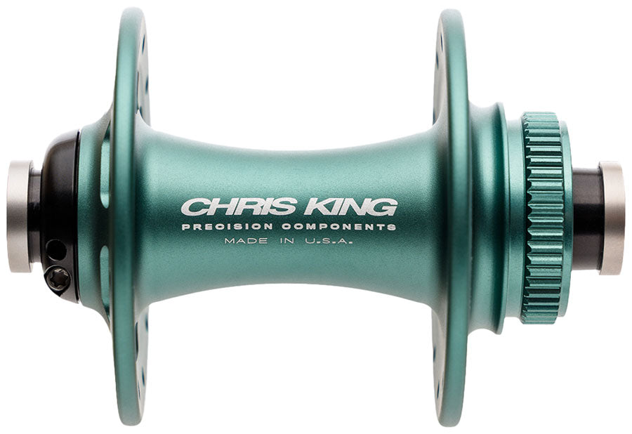 Chris King R45D Front Hub - 12 x 100mm Center-Lock Matte Jade 28H