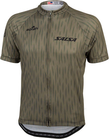 Salsa Men's Hinterland Jersey - Small Olive Green