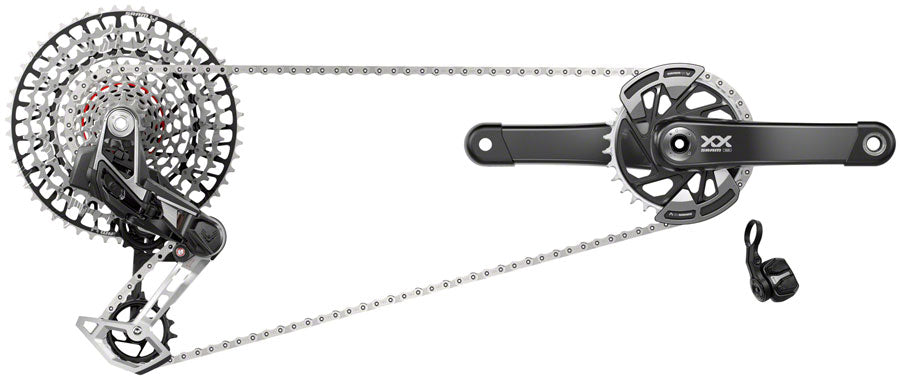 SRAM XX T-Type Eagle Transmission Groupset - 170mm Crank 32t Chainring AXS POD Controller 10-52t Cassette Rear Derailleur Chain