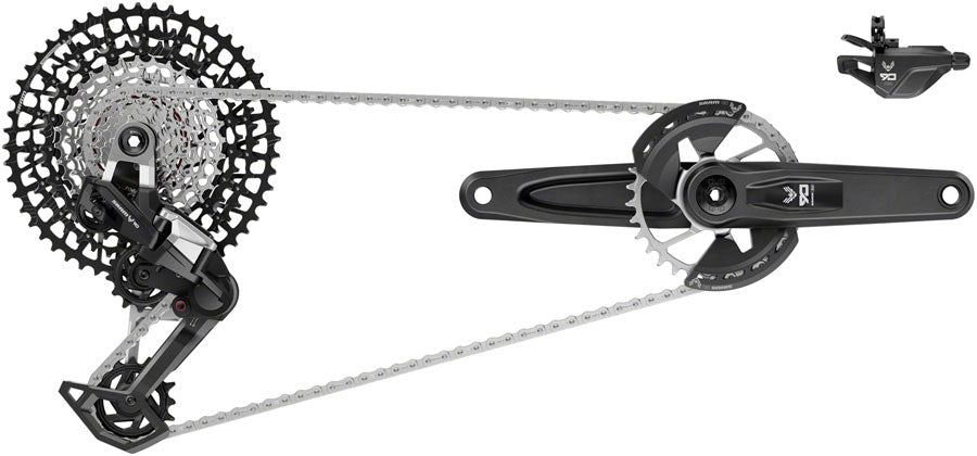 SRAM Eagle 90 T-Type Groupset - 165mm Wide Crank 32t Chainring Trigger Shifter 10-52t 12-Speed Cassette Rear Derailleur Chain