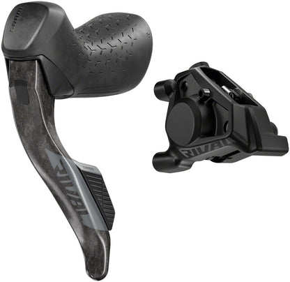 SRAM Rival eTap AXS HRD Shift/Brake Lever Hydraulic Disc Caliper - Left/Front Flat Mount 20mm Offset 950mm Hose BLK E1