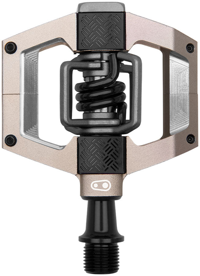 Crankbrothers Mallet Trail Pedals - Dual Sided Clipless Platform Aluminum 9/16" Champange