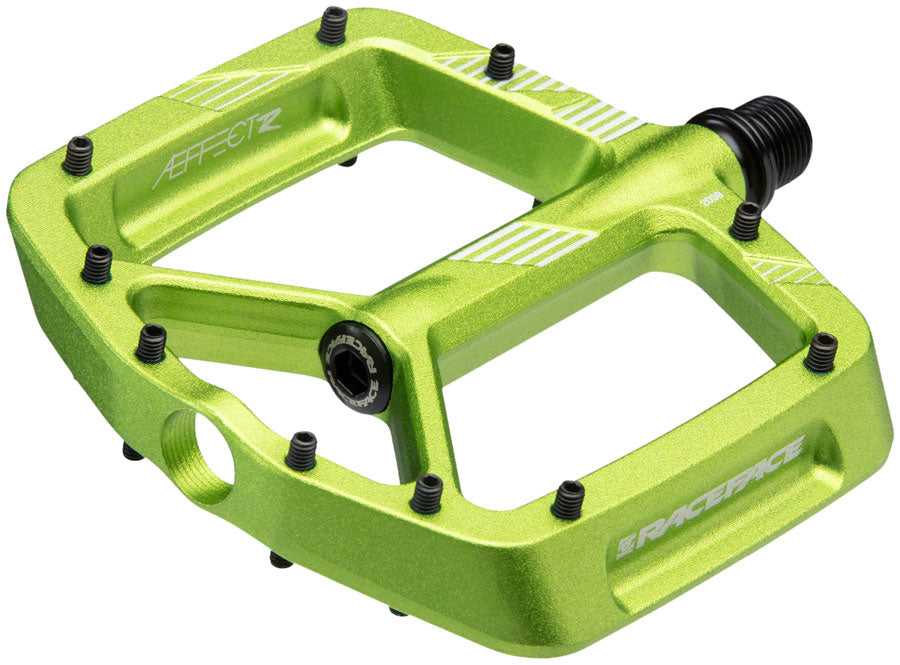 RaceFace Aeffect R Pedals - Platform Aluminum 9/16" Green