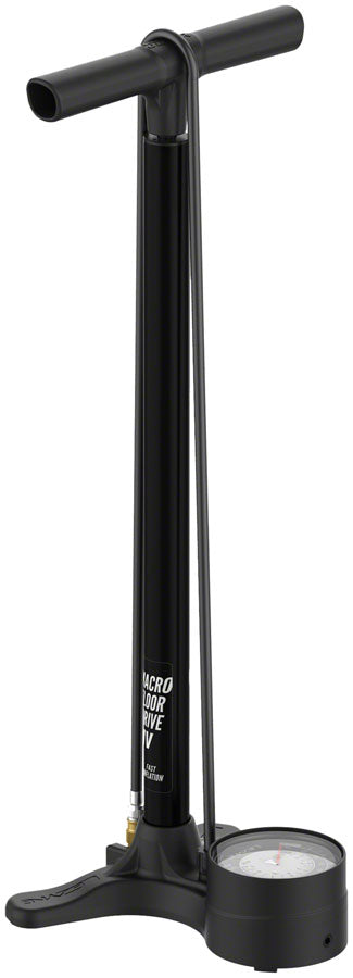 Lezyne Macro HV Floor Drive Pump - ABS Flat Black