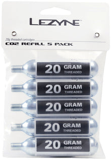 Lezyne 20g CO2 Cartridge Pack of 5