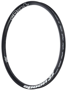 Spank Spoon 32 Rim - 26" Disc Black 32H Clincher