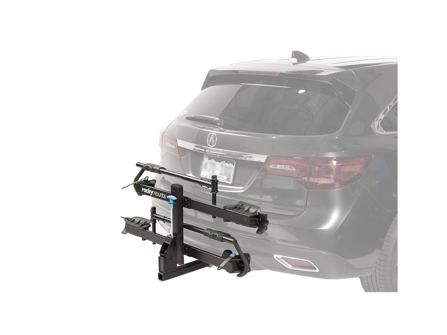Car Rack RockyMounts MonoRail 2-Bike Hitch 1.25" Black