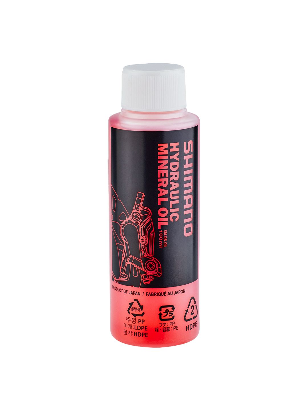 Lubricant Shimano Mineral Oil SM-DBOIL 100mL Pink