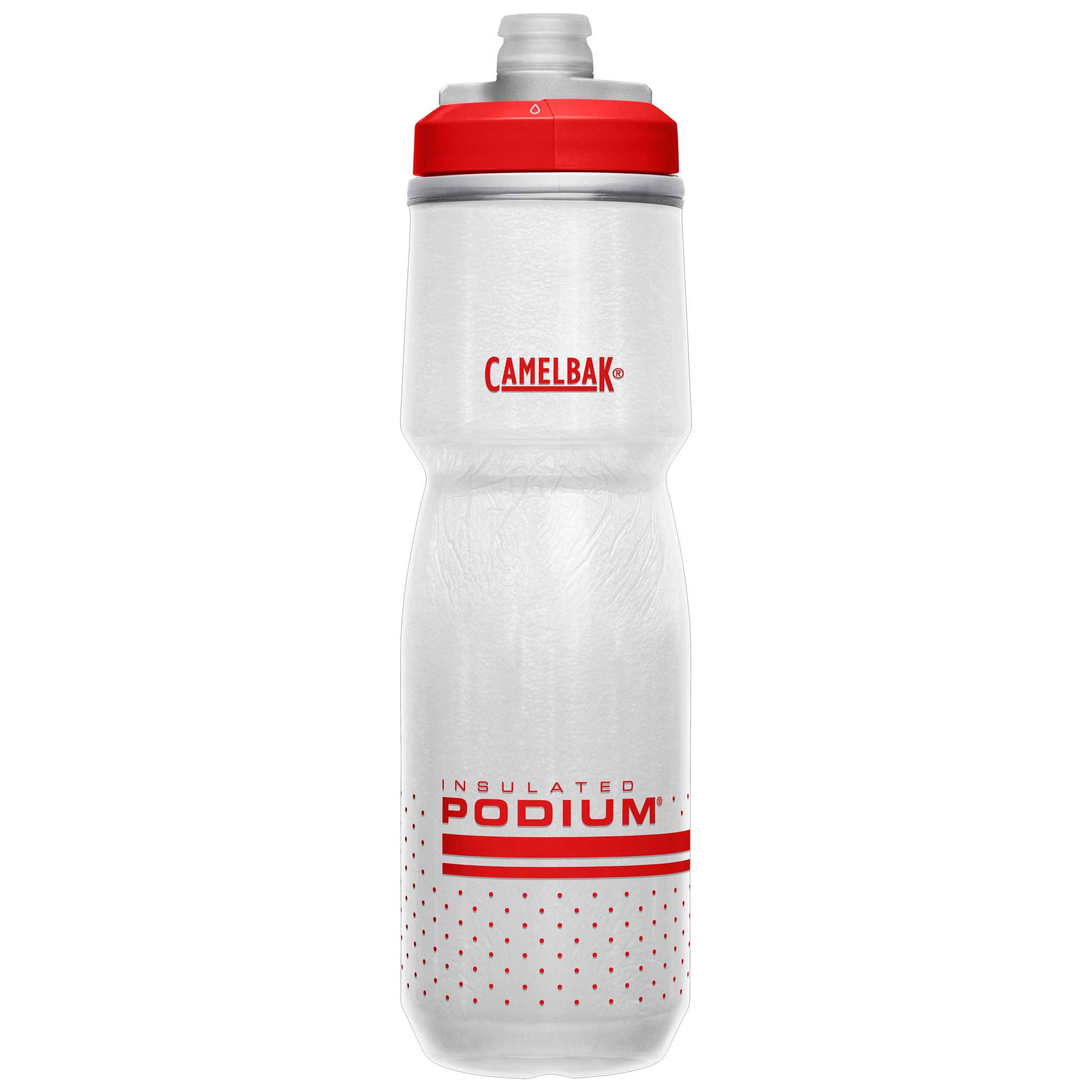 Camelbak Podium Chill Insulated Bottle Fiery Red/White 24oz