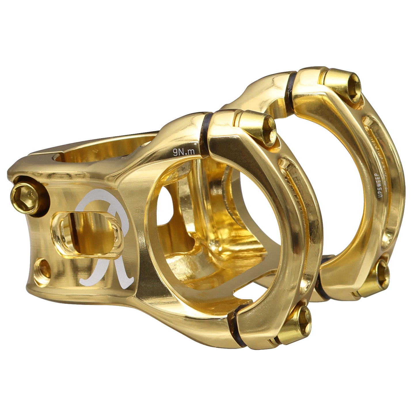 Spank Split 35 Rainier Beer Stem Gold with Gold Top Cap 