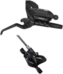 Shimano ST-EF515-8R EZ Fire Plus Shift/Brake Lever BR-MT200 Disc Brake Caliper - Right/Rear 8-Speed Post Mount 2-Piston  BLK