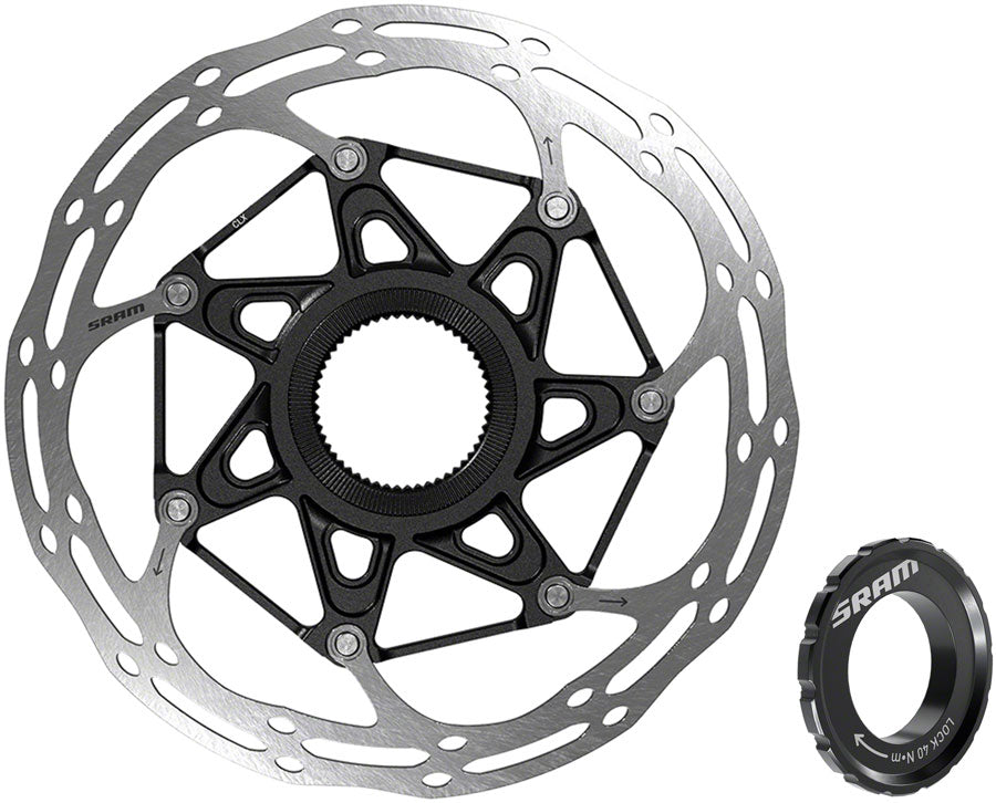 SRAM CenterLine X Disc Brake Rotor - 180mm Center Lock 1.85mm Includes External Tooled Lockring