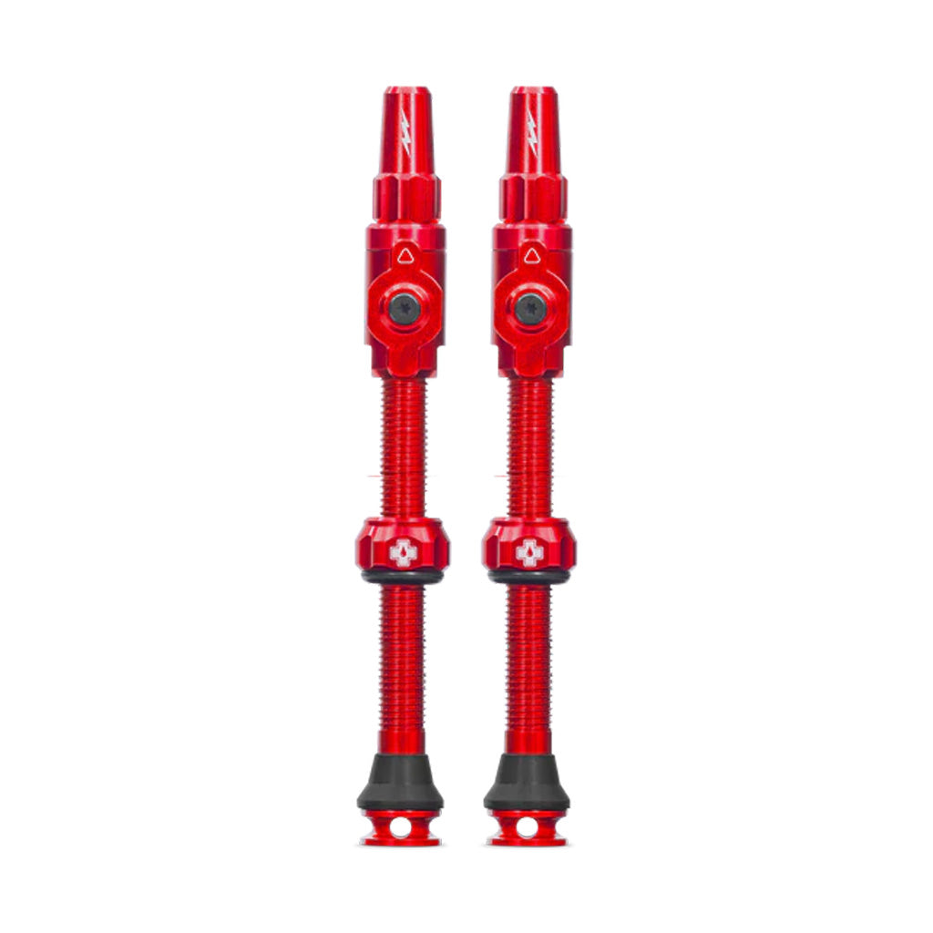 Muc-Off Big Bore Lite Tubeless Valve 75mm Pair - Red  