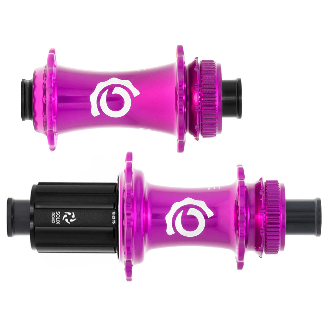 Industry Nine Solix CL Disc Hubs 12x100/142 TA 28h HG11 Purple
